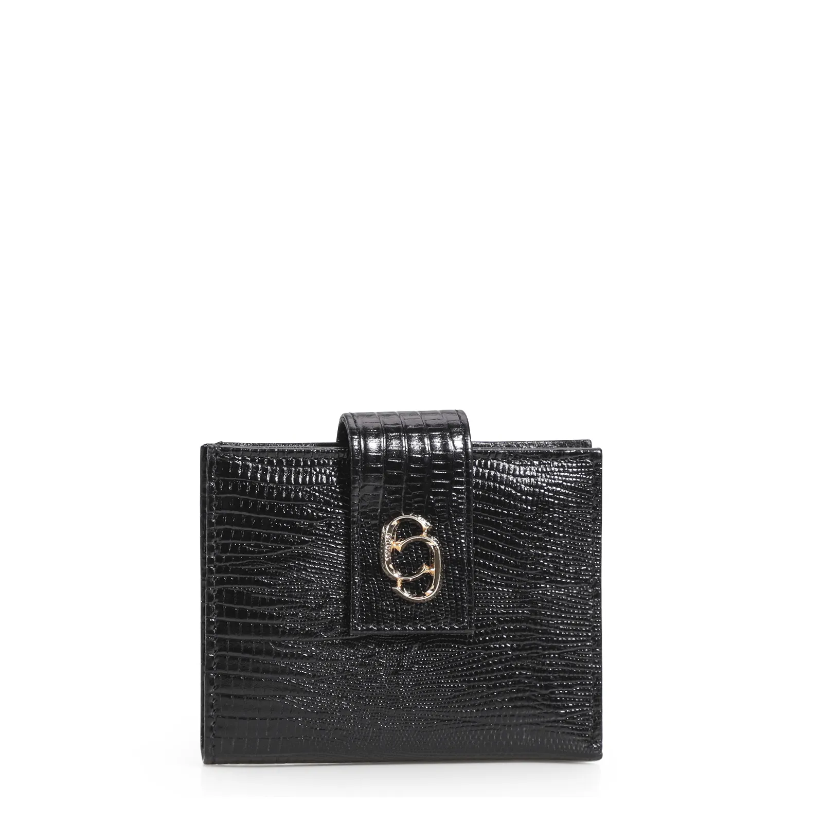 Carteira Couro Lezard Preto