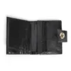 Carteira Couro Lezard Preto - imagem 4