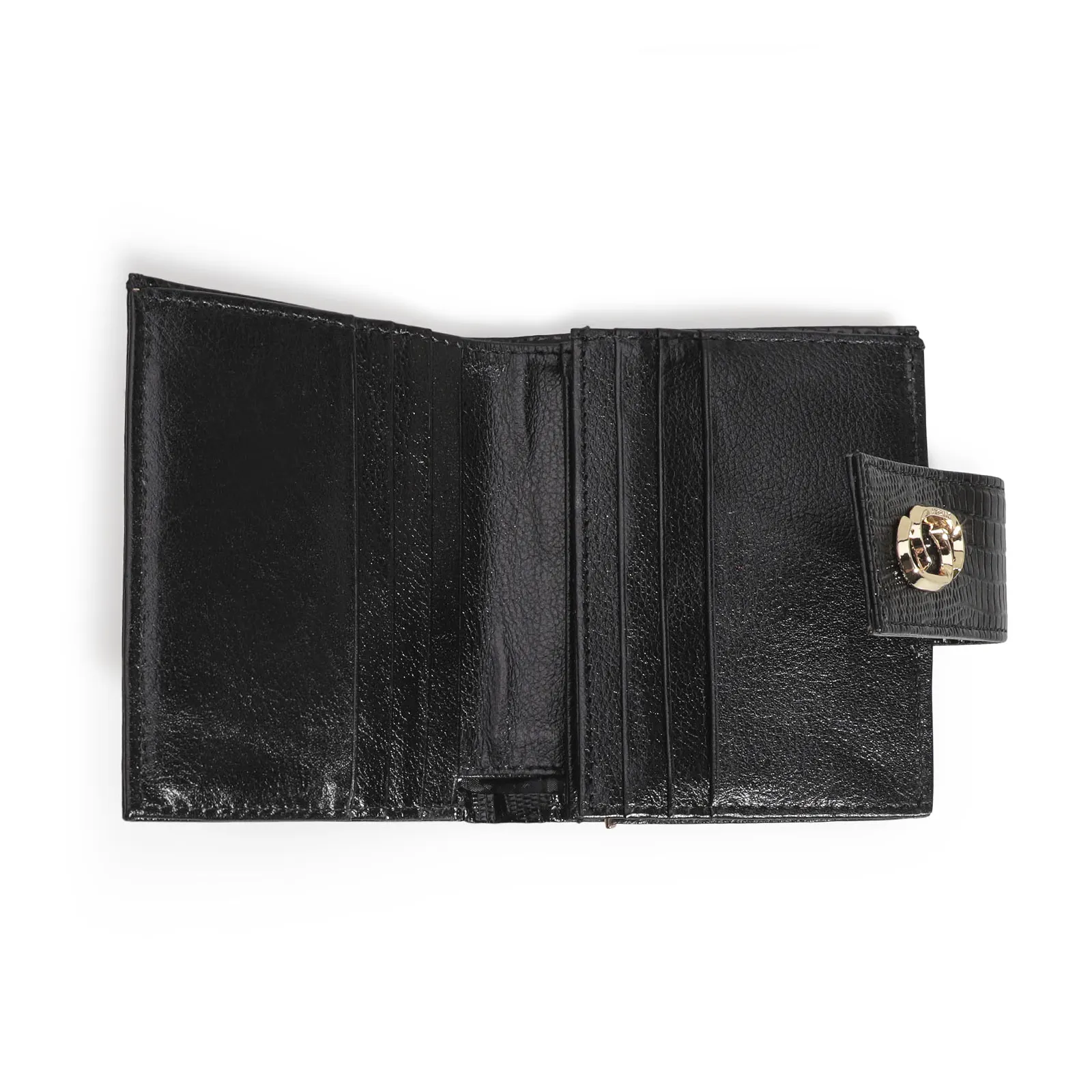 Carteira Couro Lezard Preto