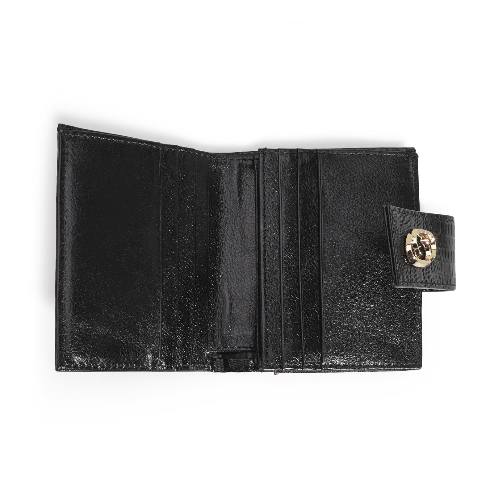 Carteira Couro Lezard Preto
