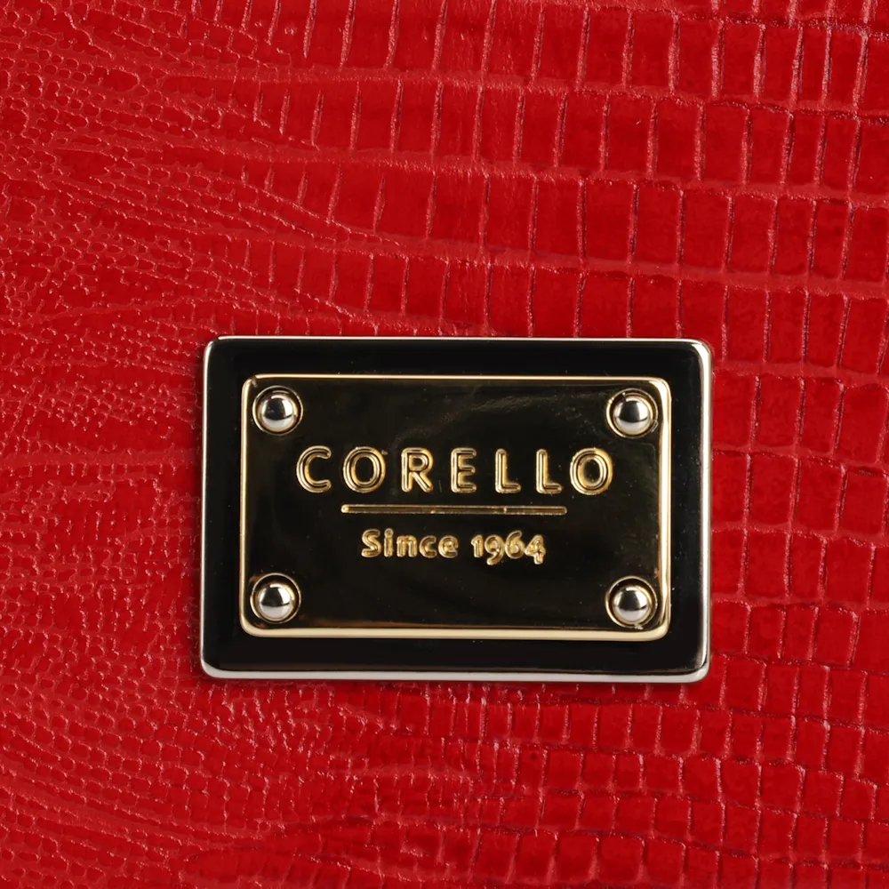 Carteira Couro Lezard Vermelho - imagem 5