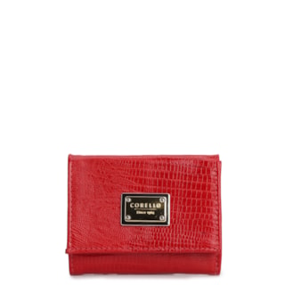 Couro Lezard Vermelho