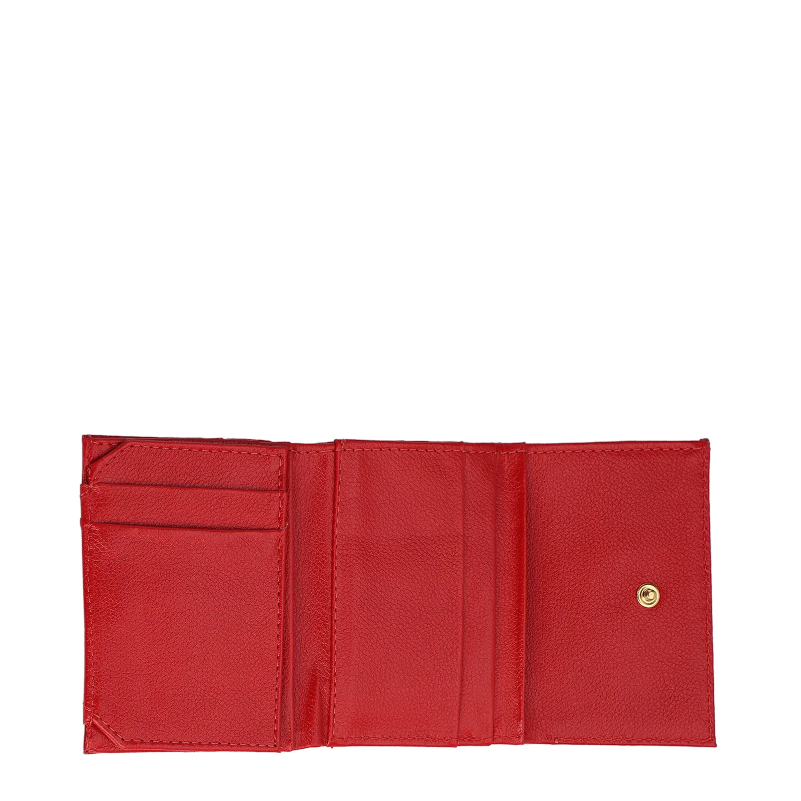 Carteira Couro Lezard Vermelho