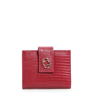 Couro Lezard Vermelho