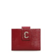 Carteira Couro Lezard Vermelho - imagem 1