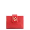 Carteira Couro Lezard Vermelho - imagem 1