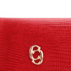 Carteira Couro Lezard Vermelho - imagem 6