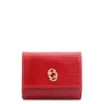 Carteira Couro Lezard Vermelho - imagem 1