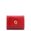 Carteira Couro Lezard Vermelho - imagem 1