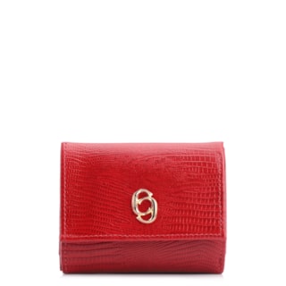 Couro Lezard Vermelho
