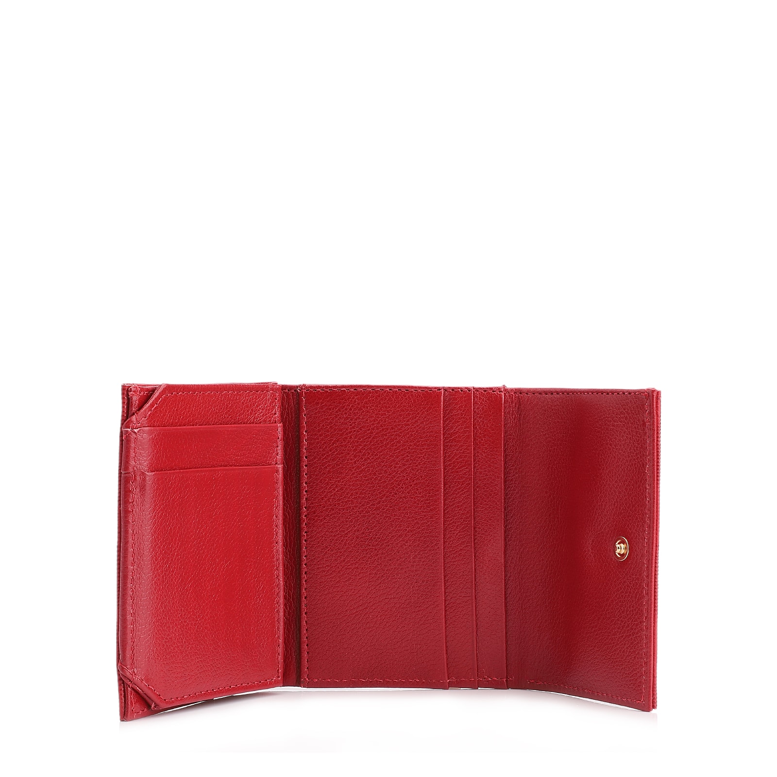 Carteira Couro Lezard Vermelho
