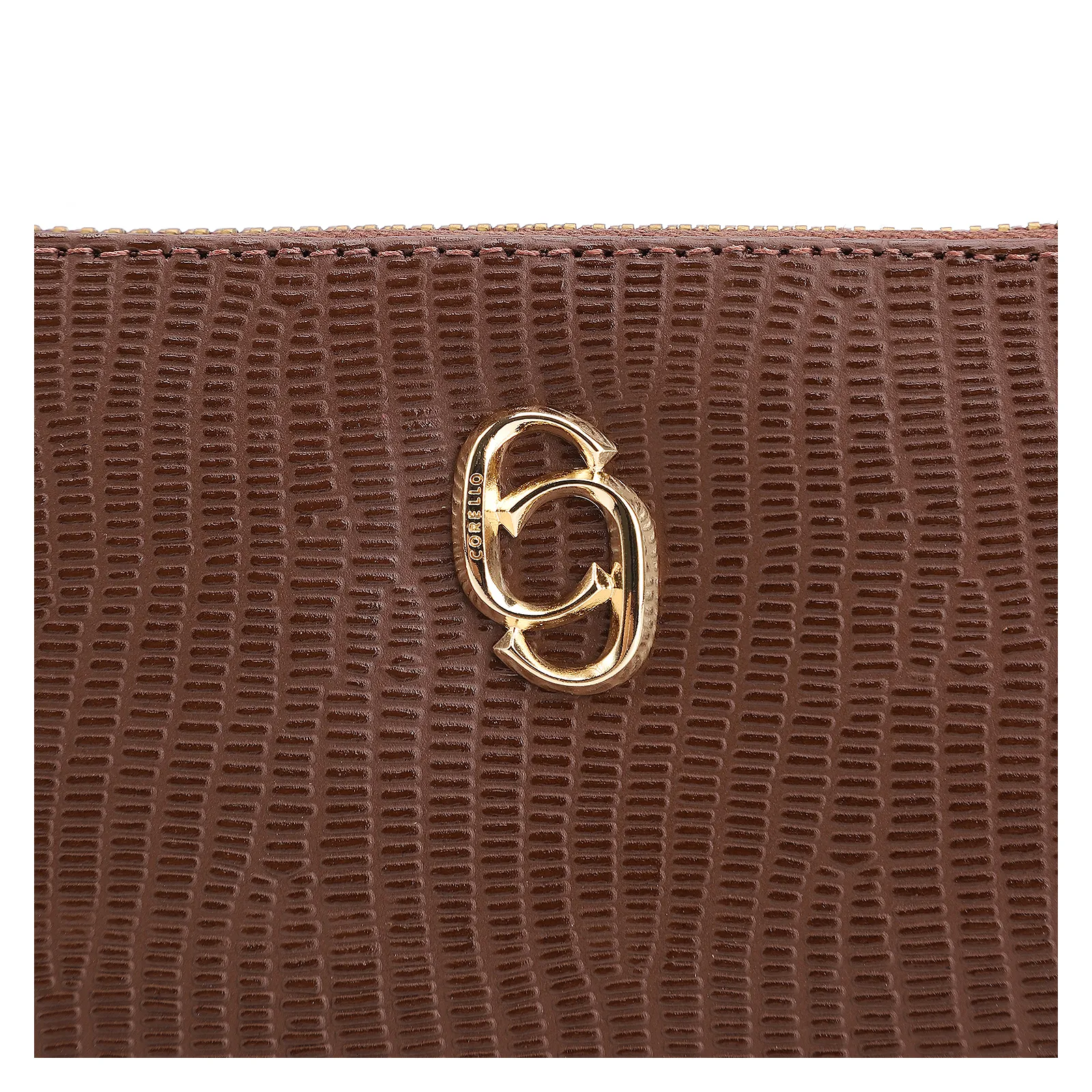Carteira Couro New Lezard Marrom