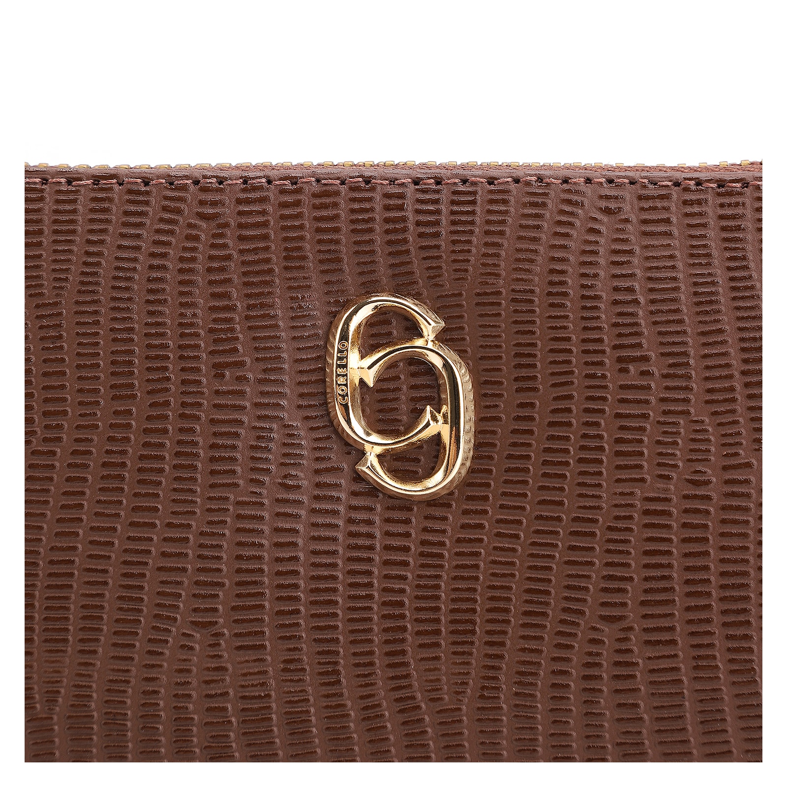 Carteira Couro New Lezard Marrom