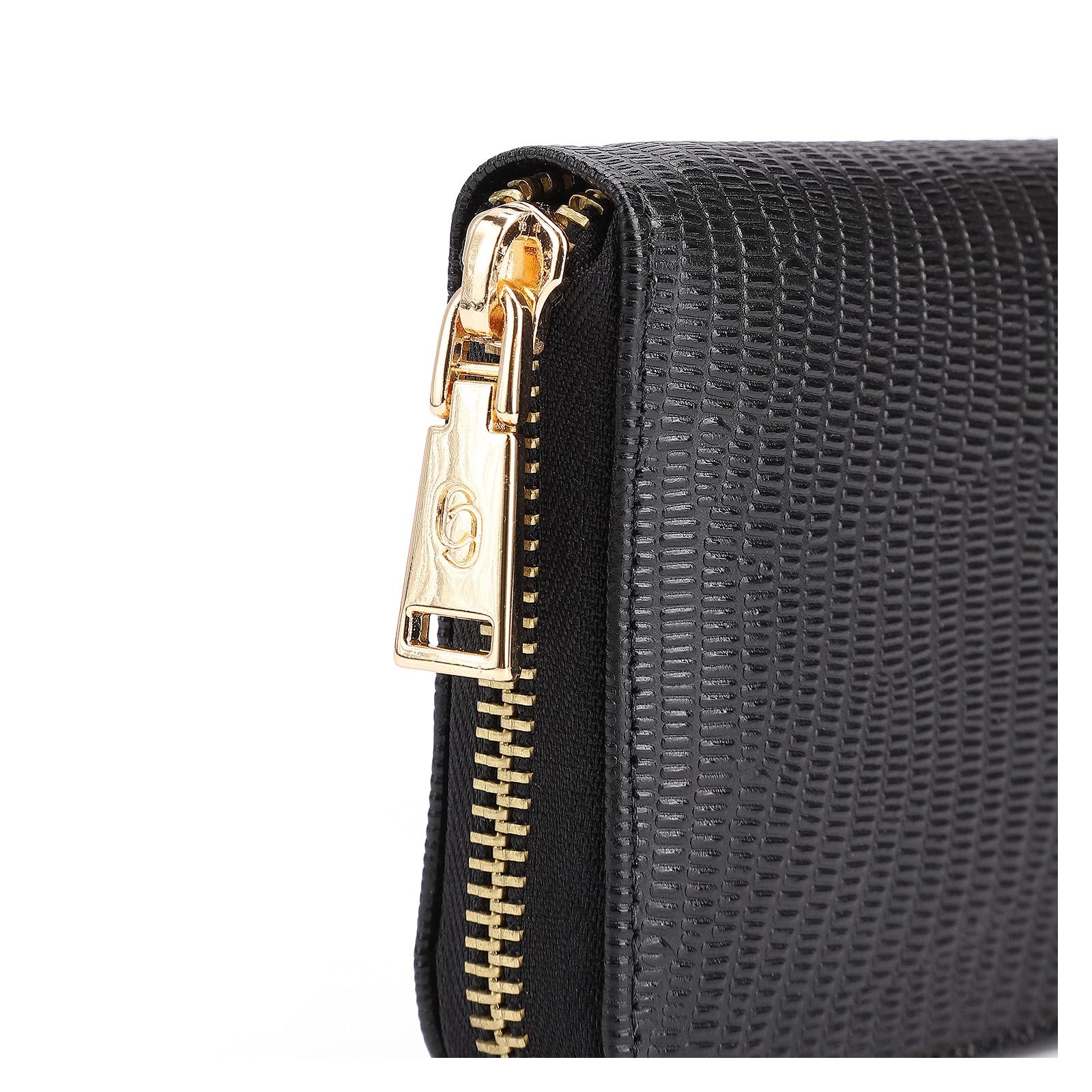 Carteira Couro New Lezard Preto