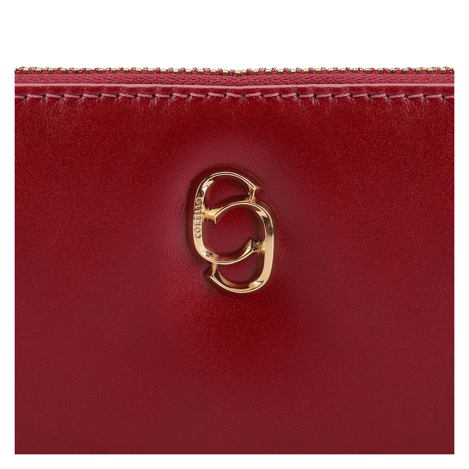 Carteira Couro Vermelho