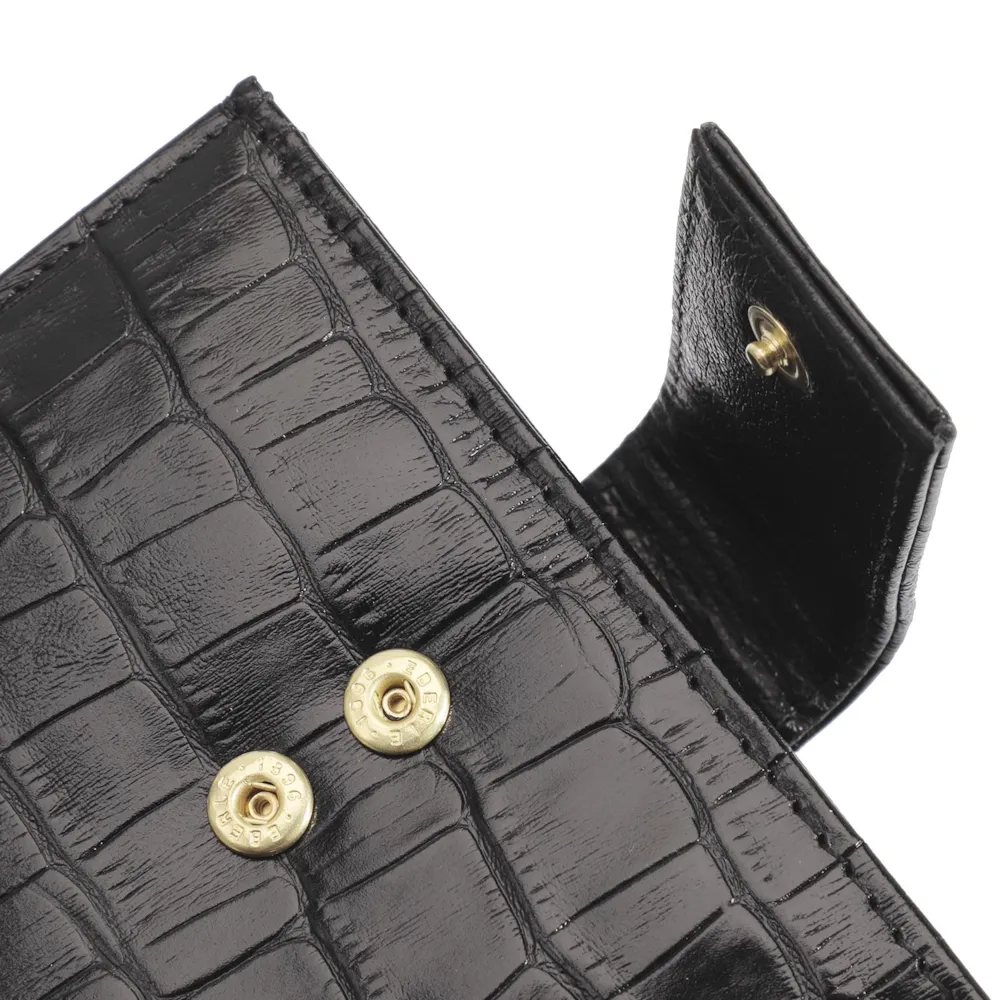 Carteira Croco Preto - imagem 5