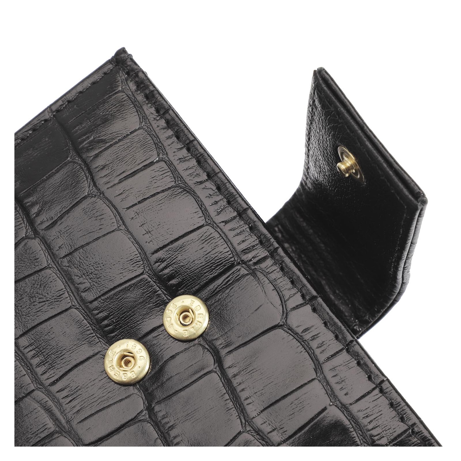 Carteira Croco Preto