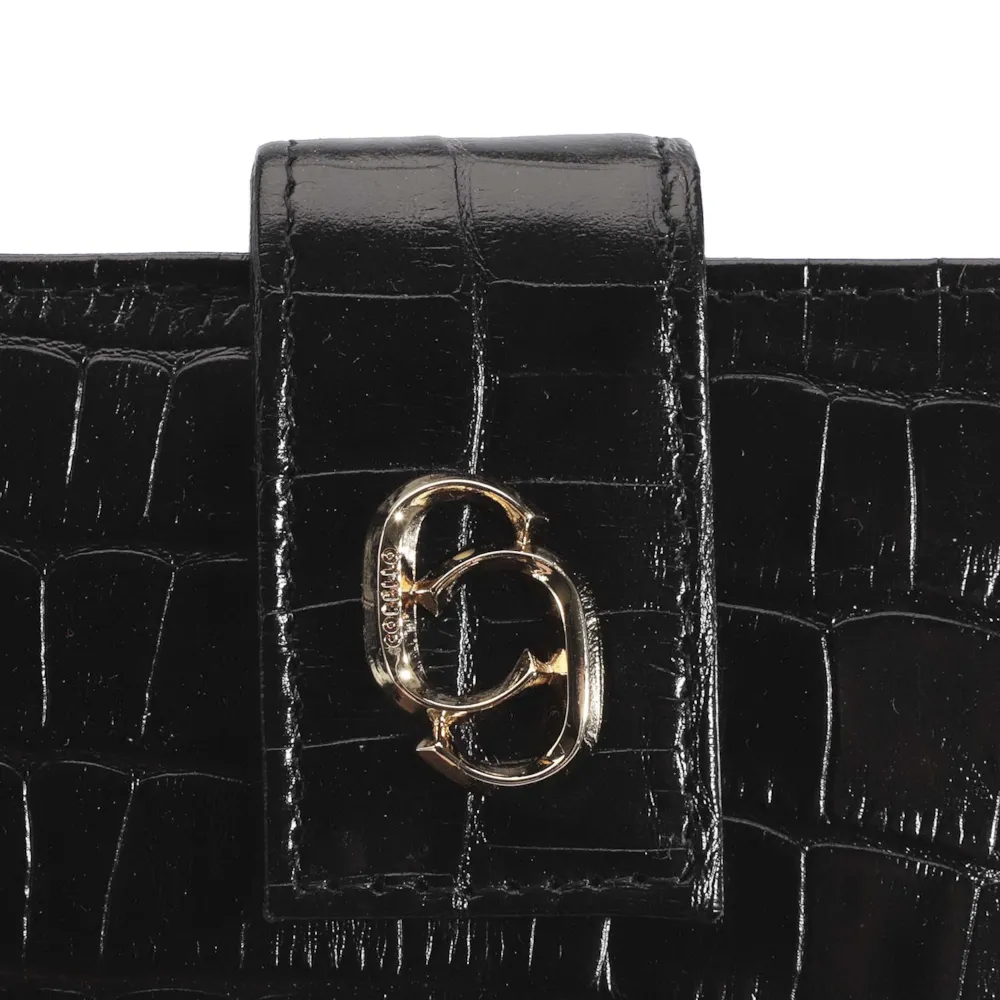 Carteira Croco Preto - imagem 6