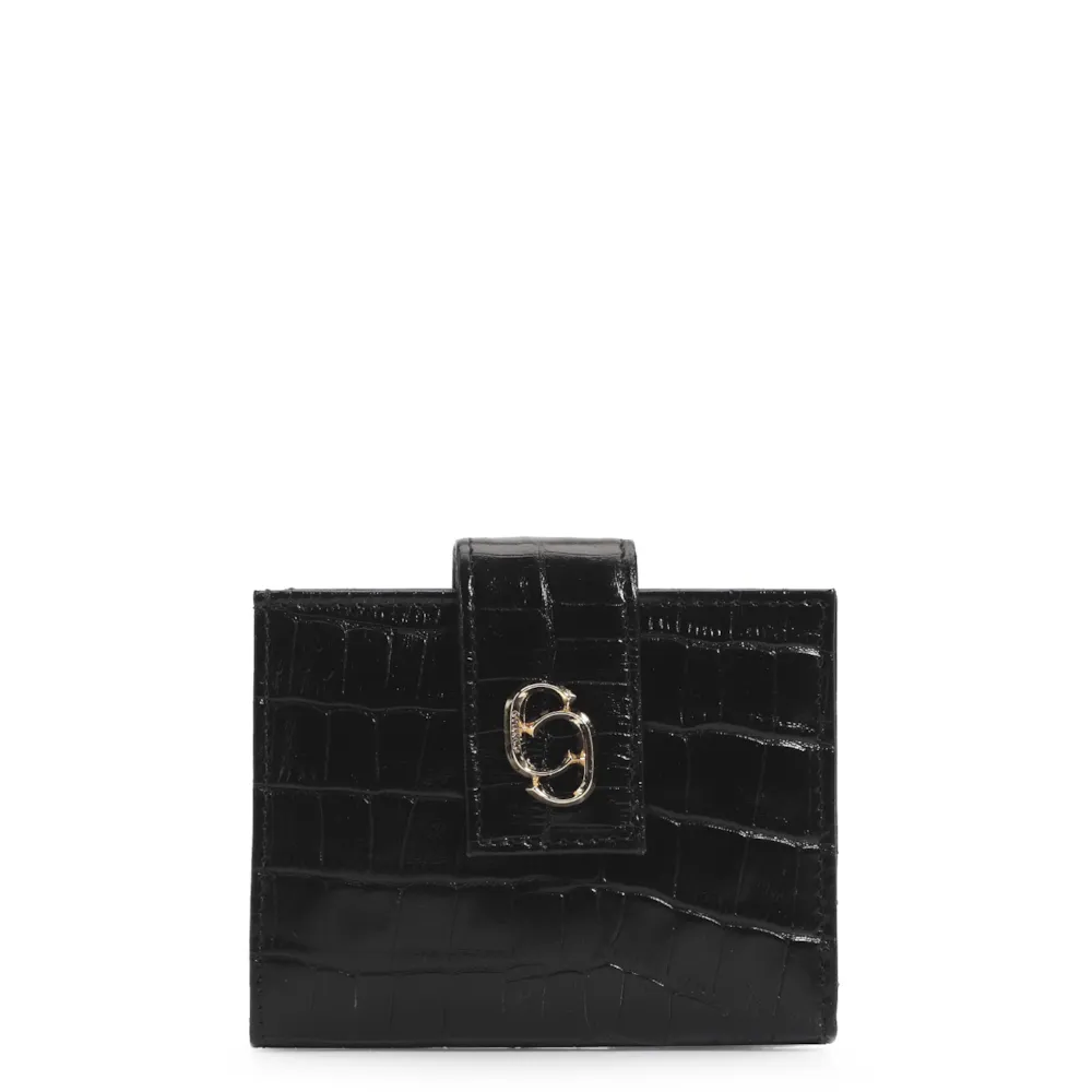 Carteira Croco Preto