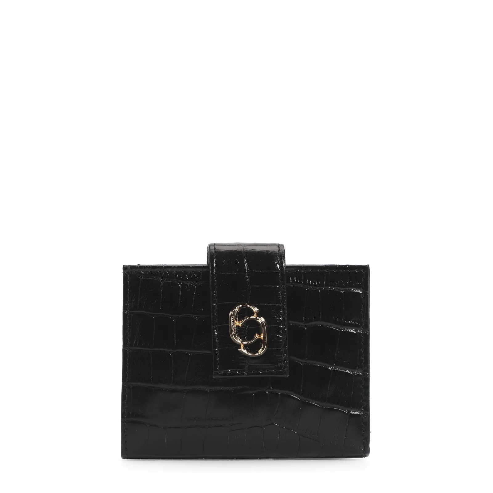 Carteira Croco Preto