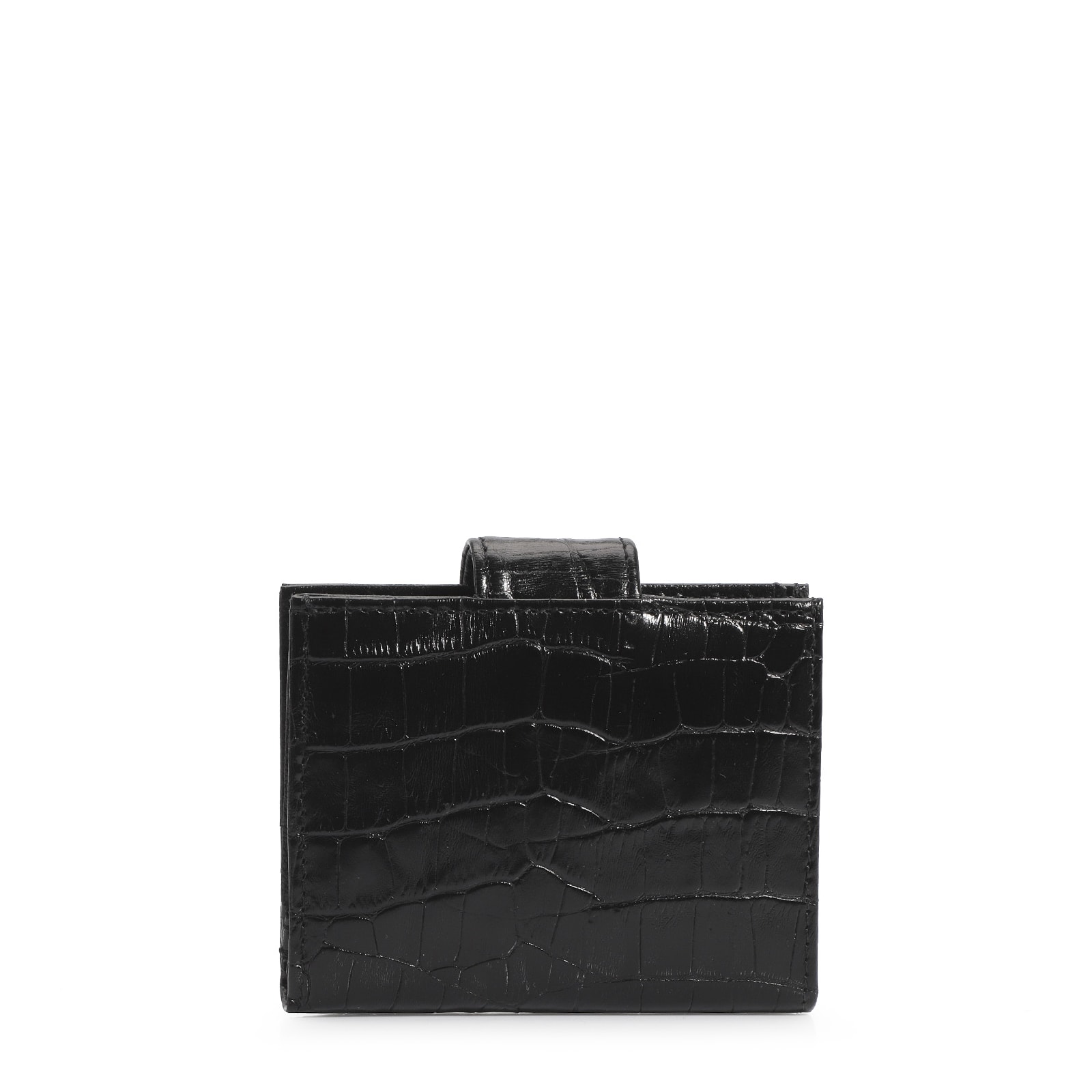 Carteira Croco Preto
