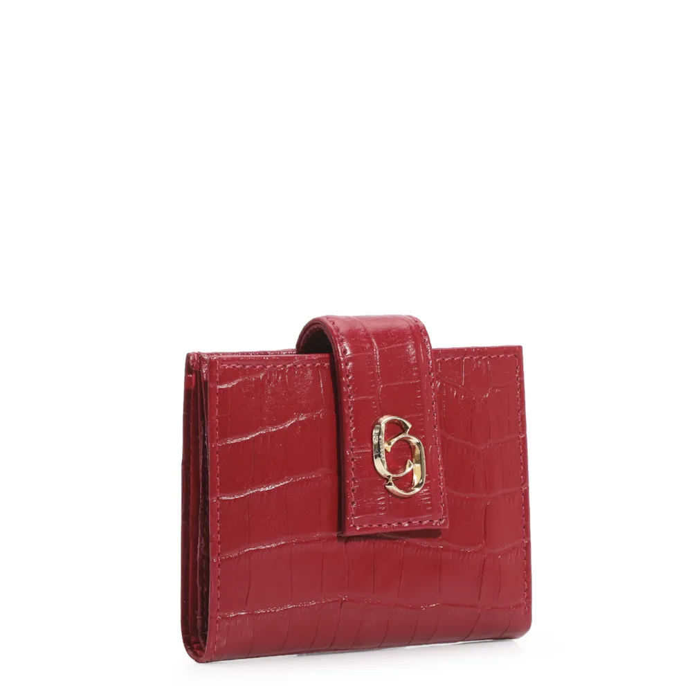Carteira Croco Vermelho - imagem 2