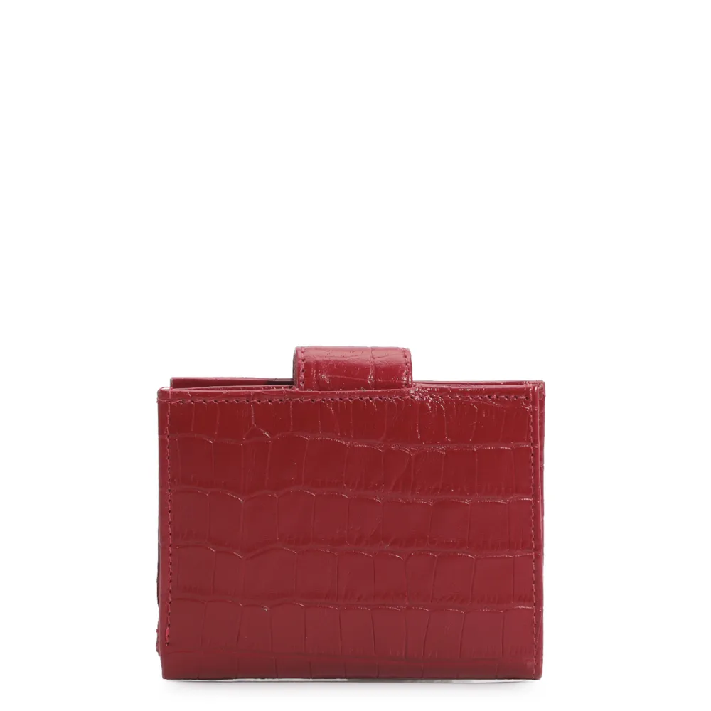 Carteira Croco Vermelho - imagem 3