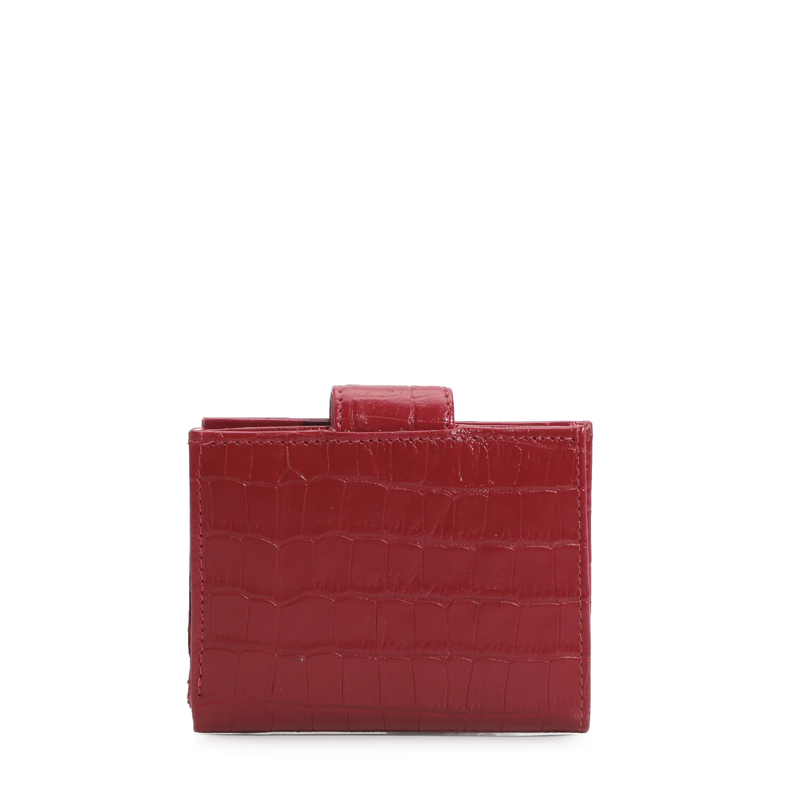 Carteira Croco Vermelho
