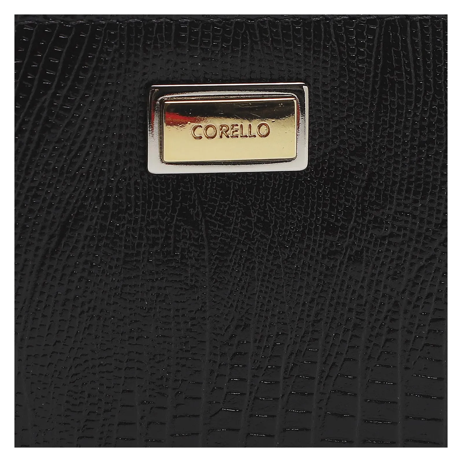 Carteira Feminina Couro Lezard Preto