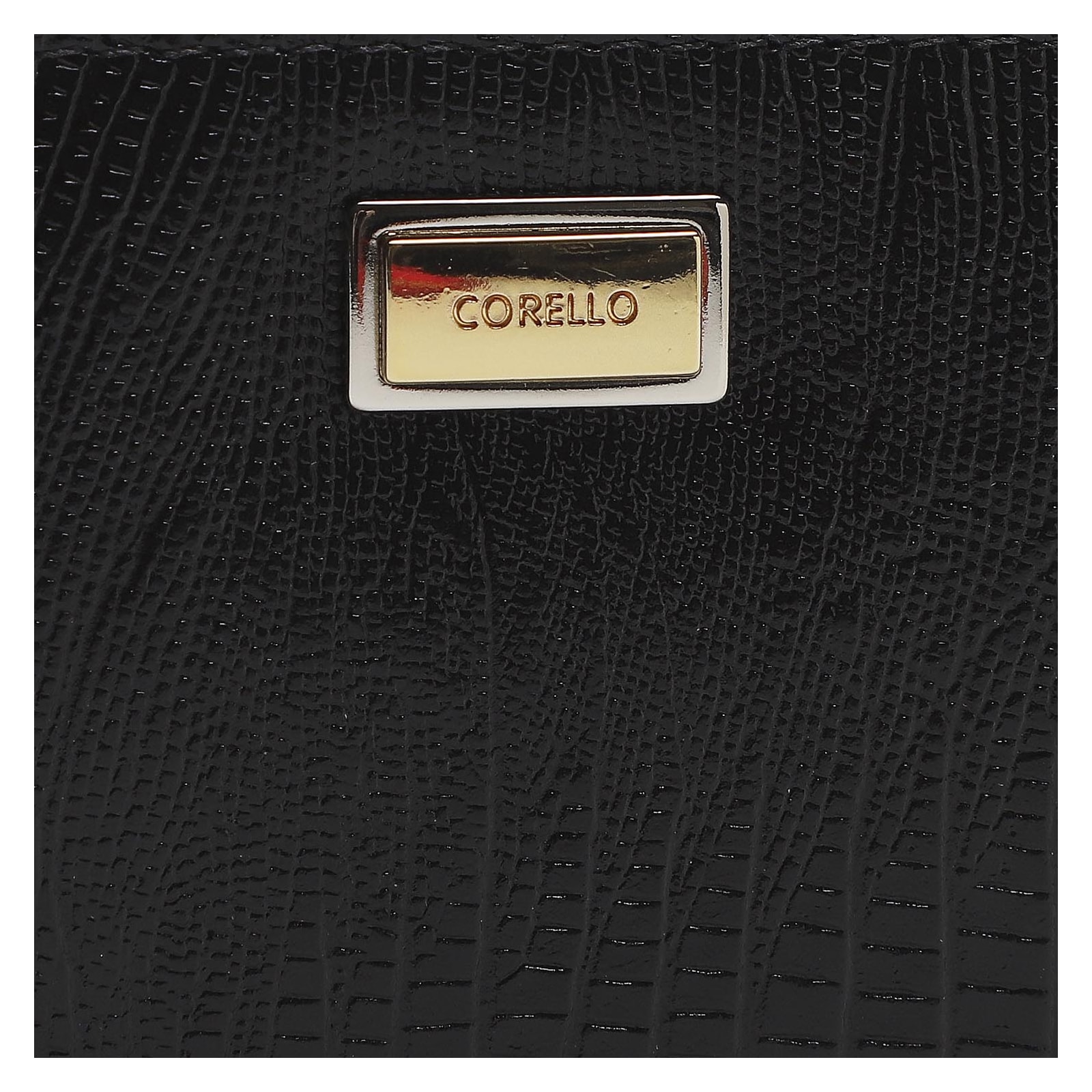 Carteira Feminina Couro Lezard Preto