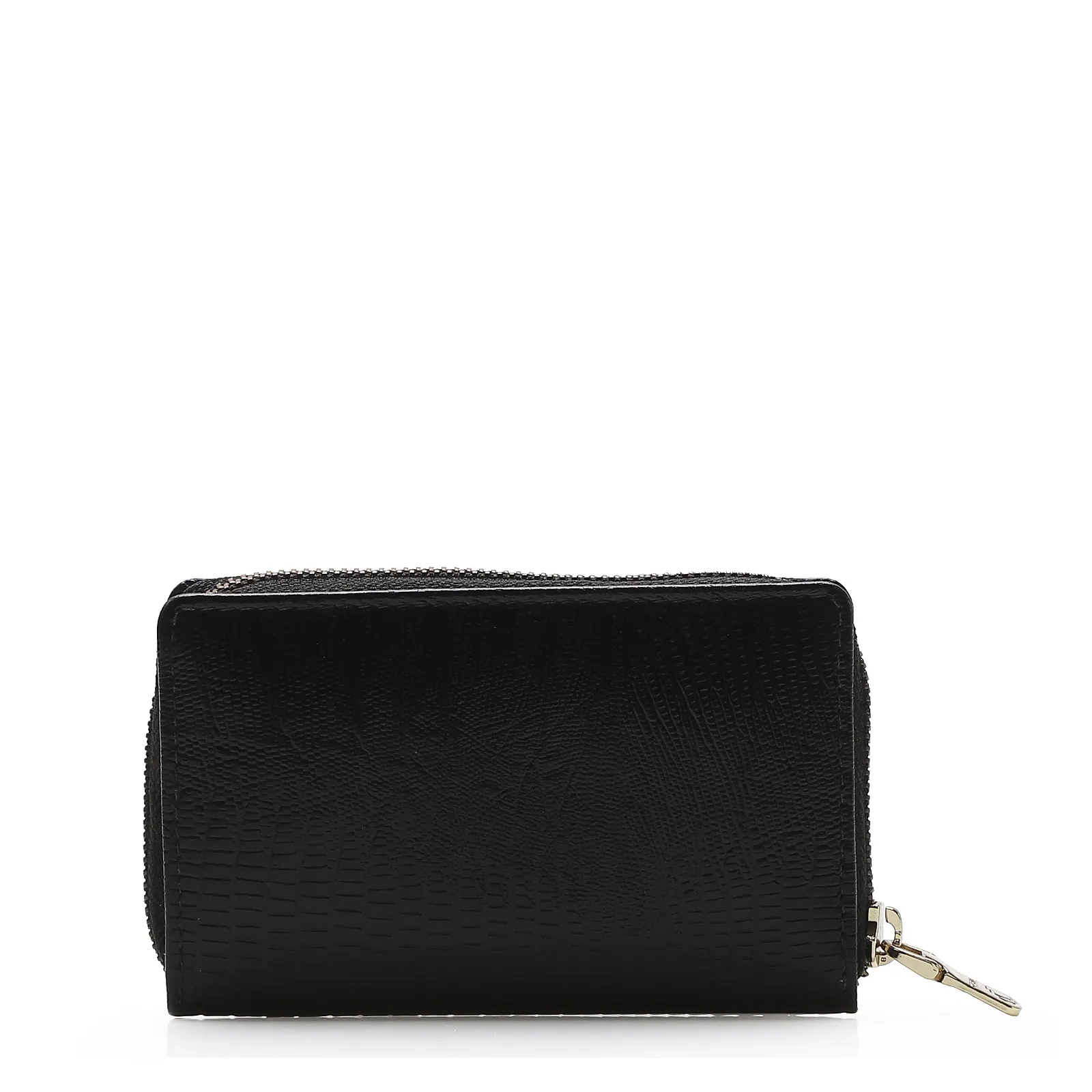 Carteira Feminina Couro Lezard Preto