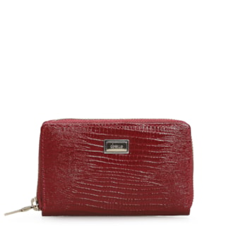 Couro Lezard Vermelho
