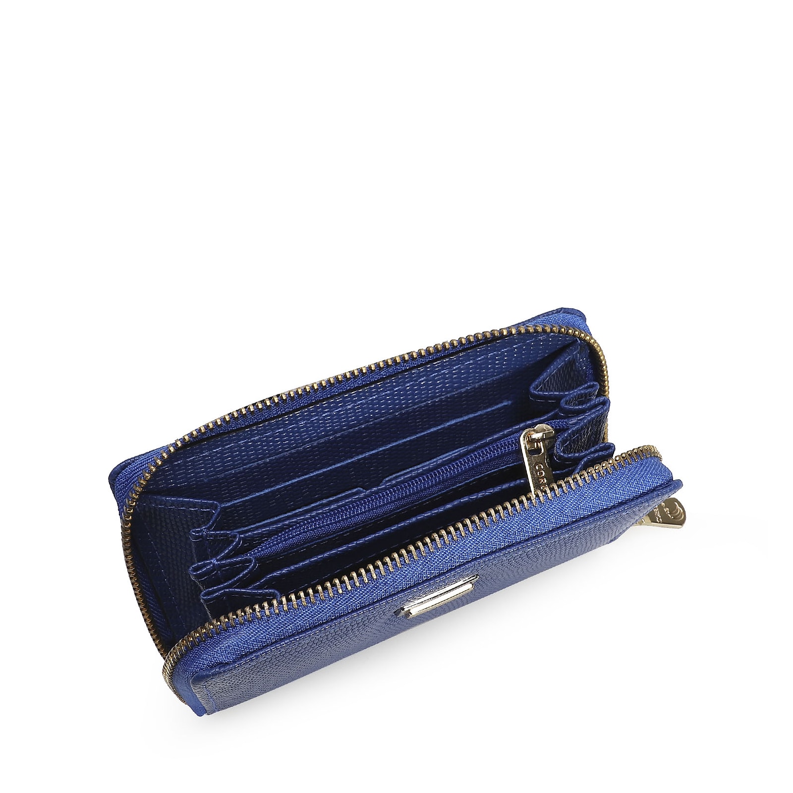 Carteira Feminina Mini Lezard Azul