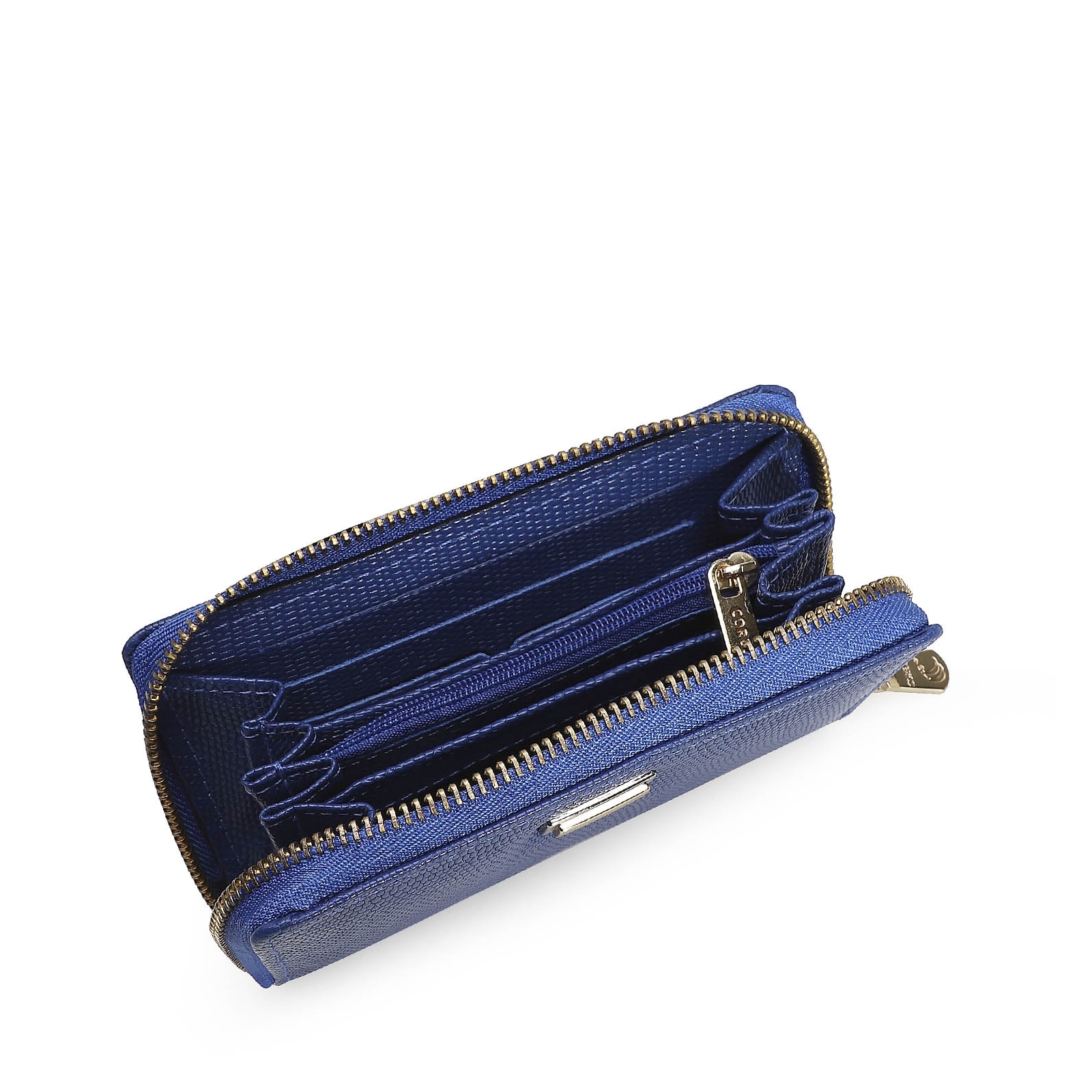 Carteira Feminina Mini Lezard Azul