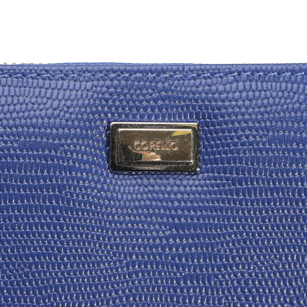 Carteira Feminina Mini Lezard Azul - imagem 6