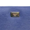 Carteira Feminina Mini Lezard Azul - imagem 6