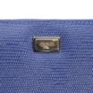 Carteira Feminina Mini Lezard Azul - imagem 6