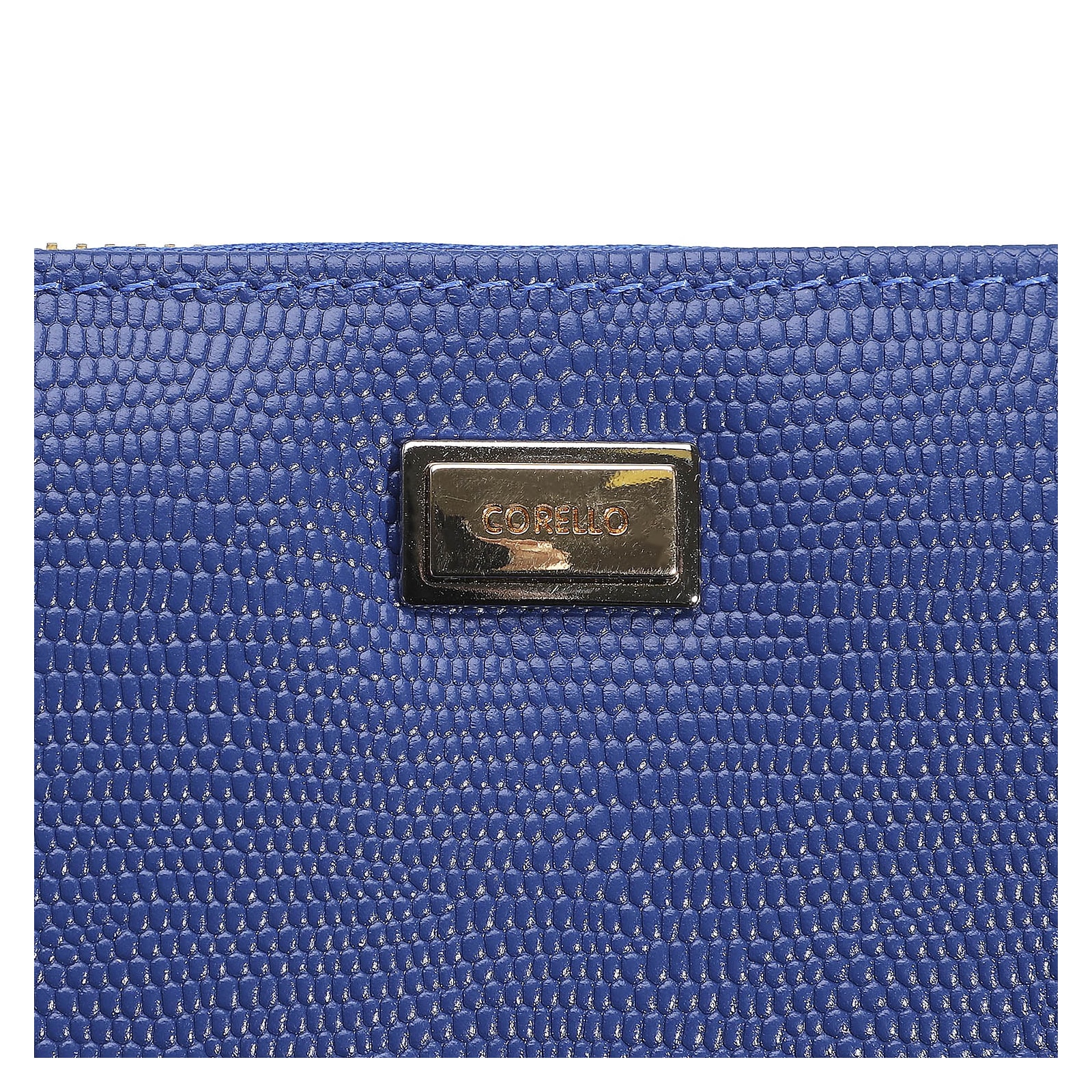 Carteira Feminina Mini Lezard Azul