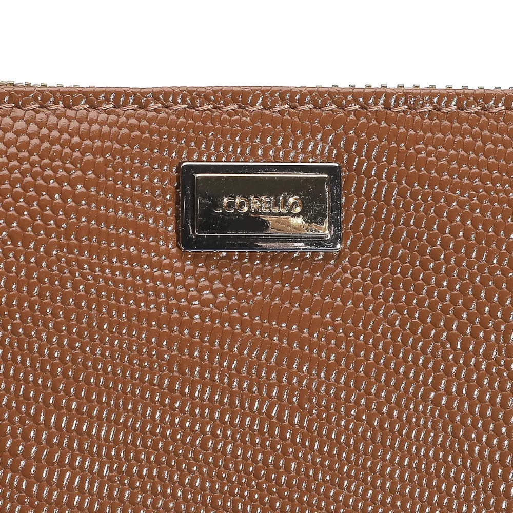 Carteira Feminina Mini Lezard Caramelo - imagem 5