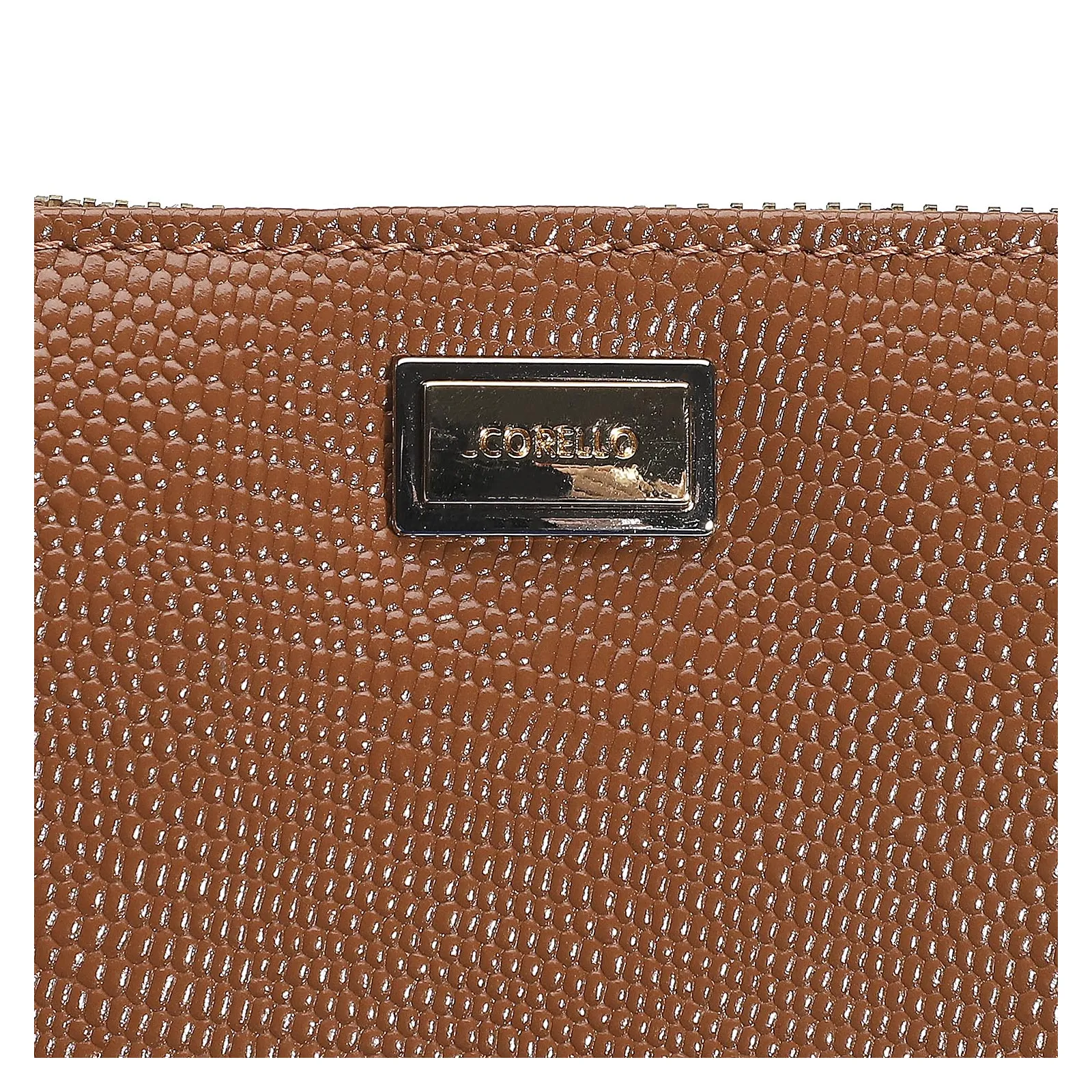 Carteira Feminina Mini Lezard Caramelo