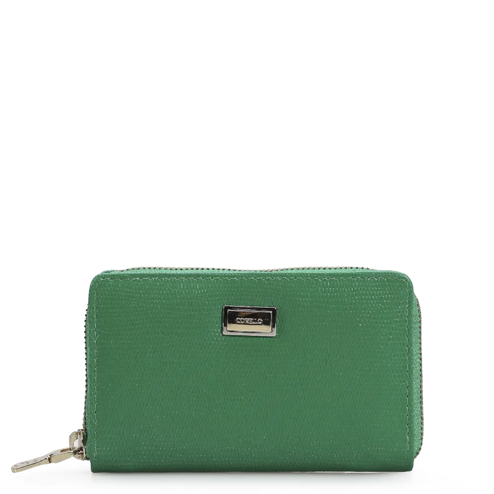 Carteira Feminina Mini Lezard Verde
