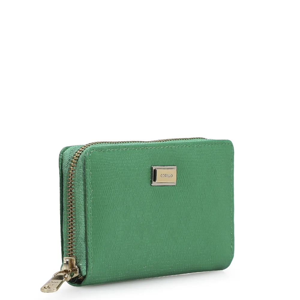 Carteira Feminina Mini Lezard Verde - imagem 2