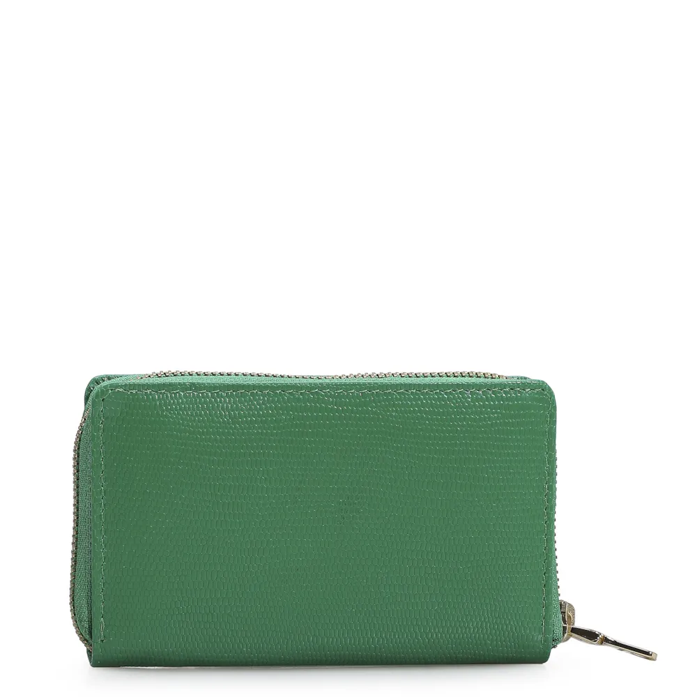 Carteira Feminina Mini Lezard Verde - imagem 3