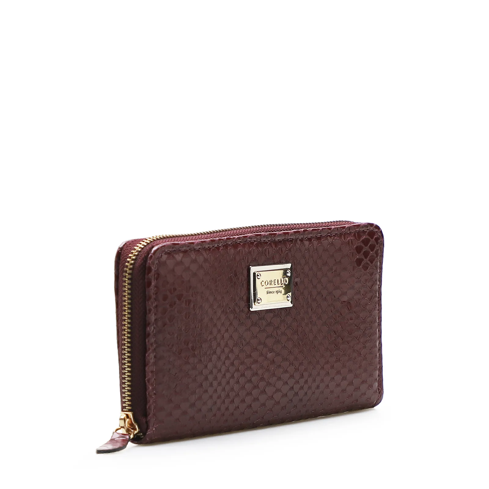 Carteira Python Vinho