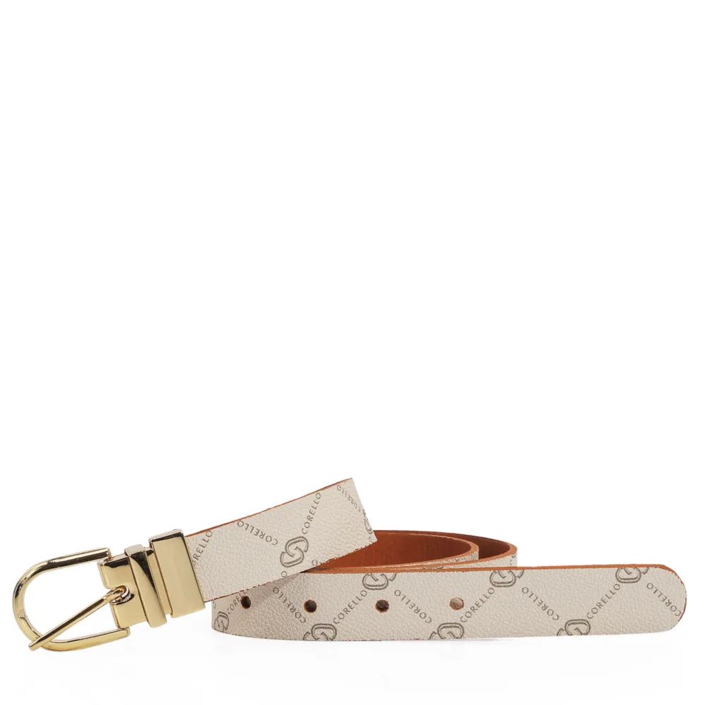 Cinto Alt Monograma Off White