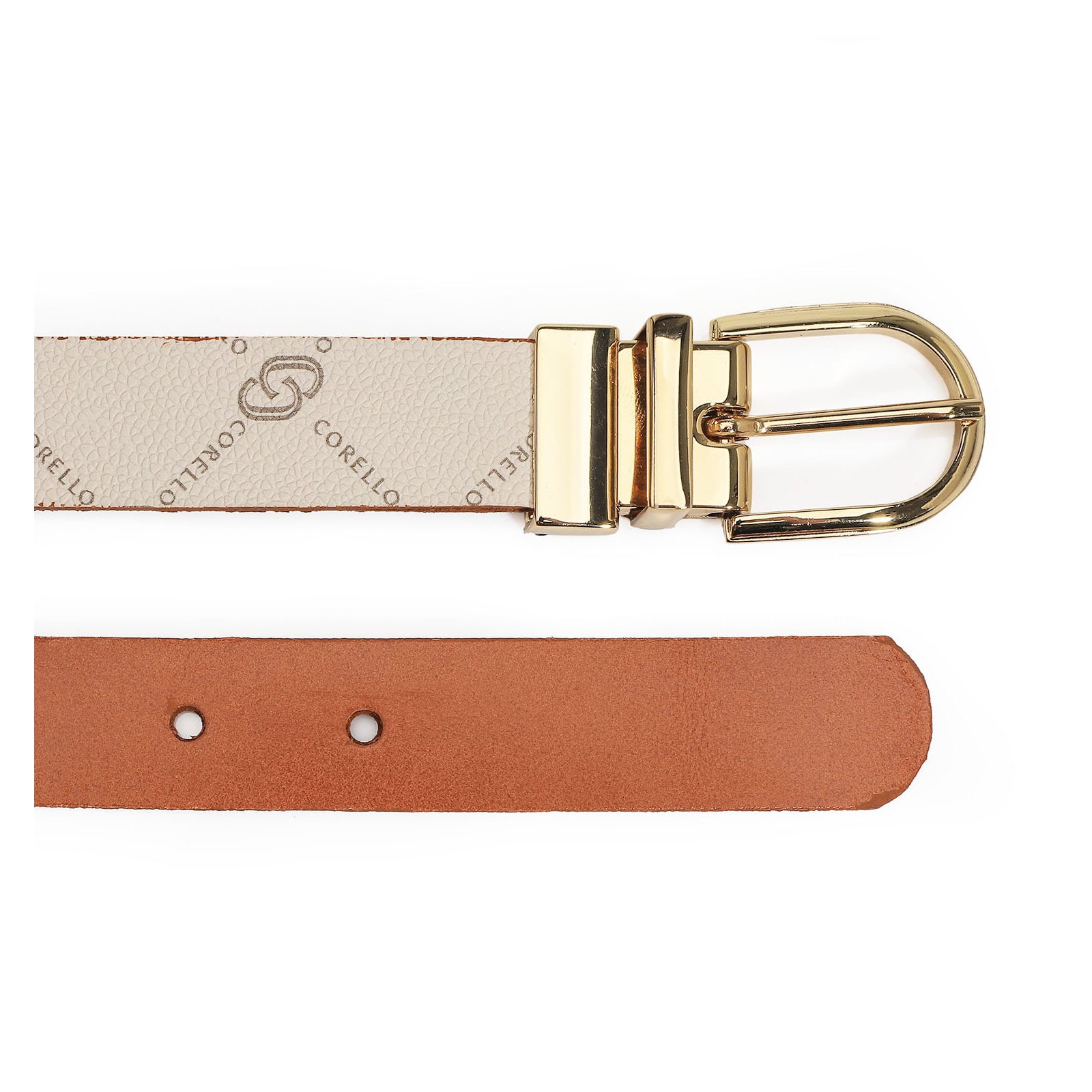 Cinto Alt Monograma Off White