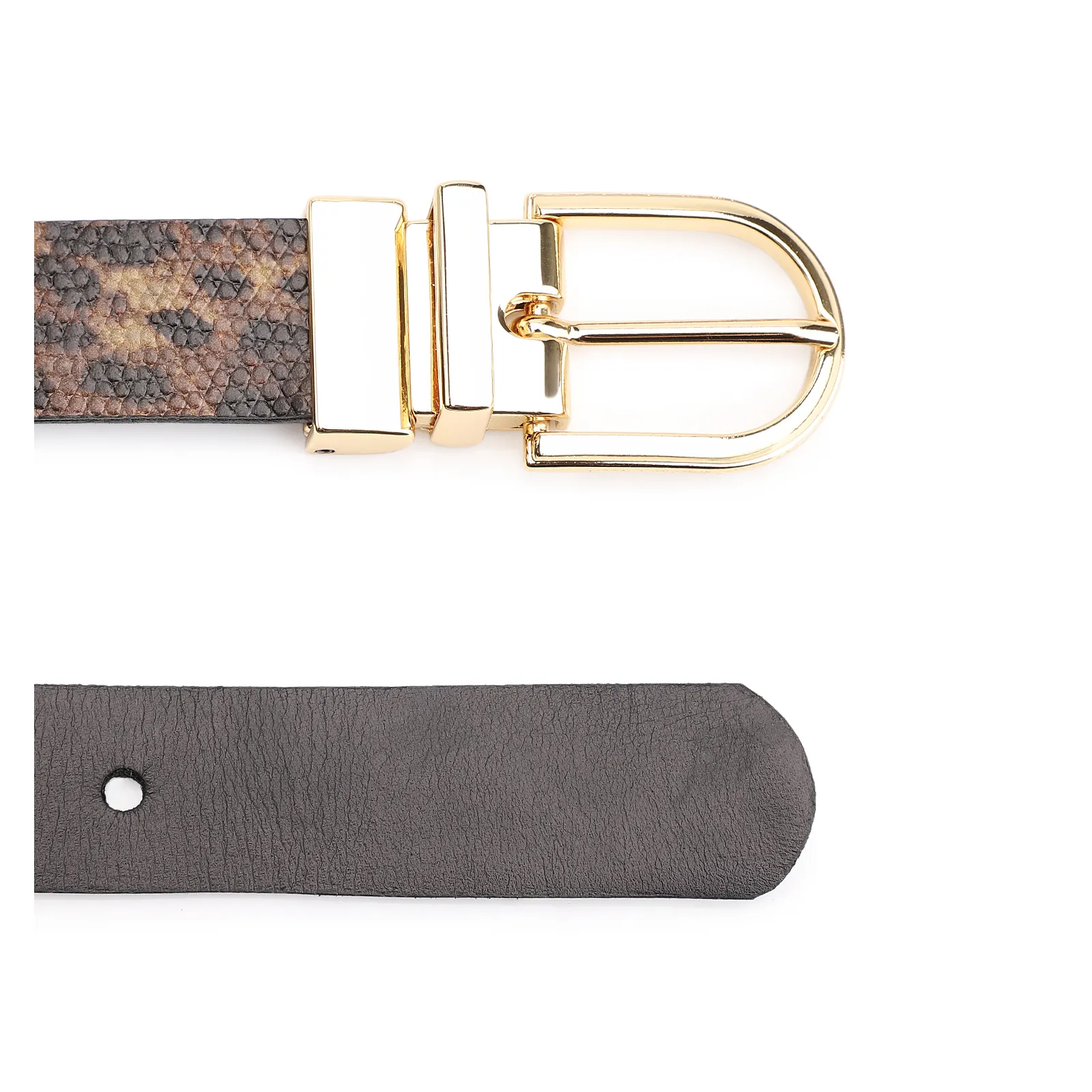 Cinto Alt Onça/Couro Preto