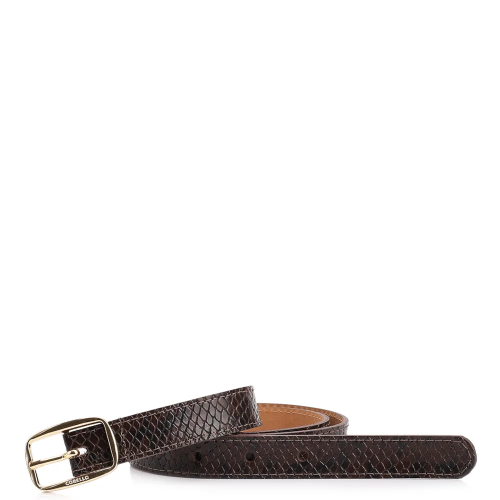 Cinto Alt Python Marrom Escuro