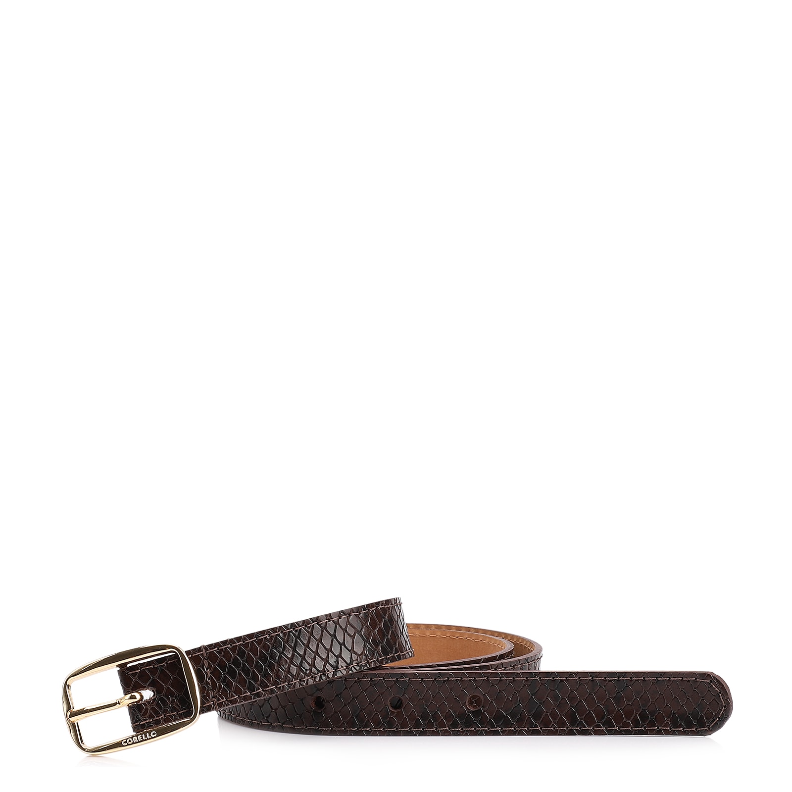 Cinto Alt Python Marrom Escuro