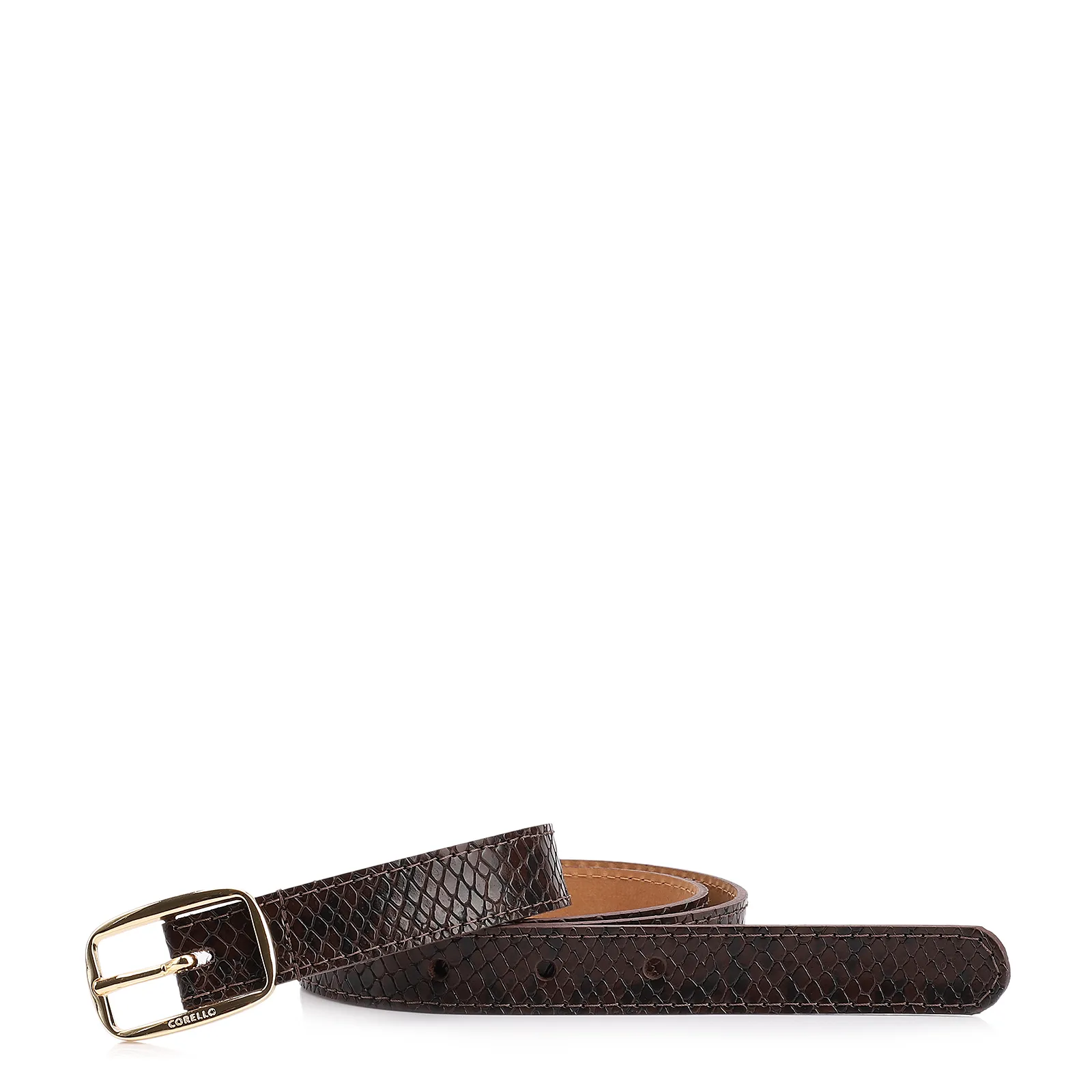 Cinto Alt Python Marrom Escuro